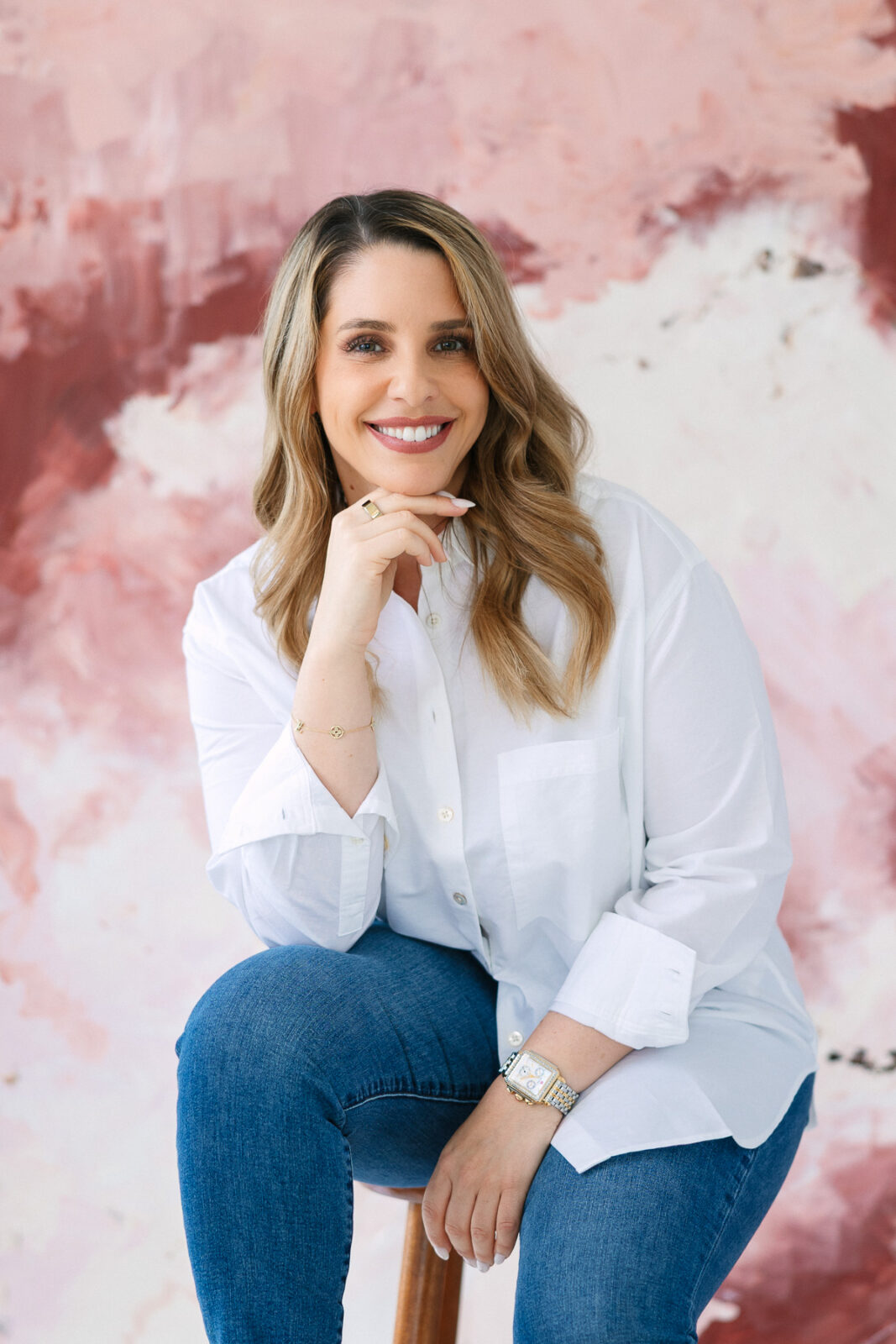Professional headshot of a business owner photographed during a brand photography session.